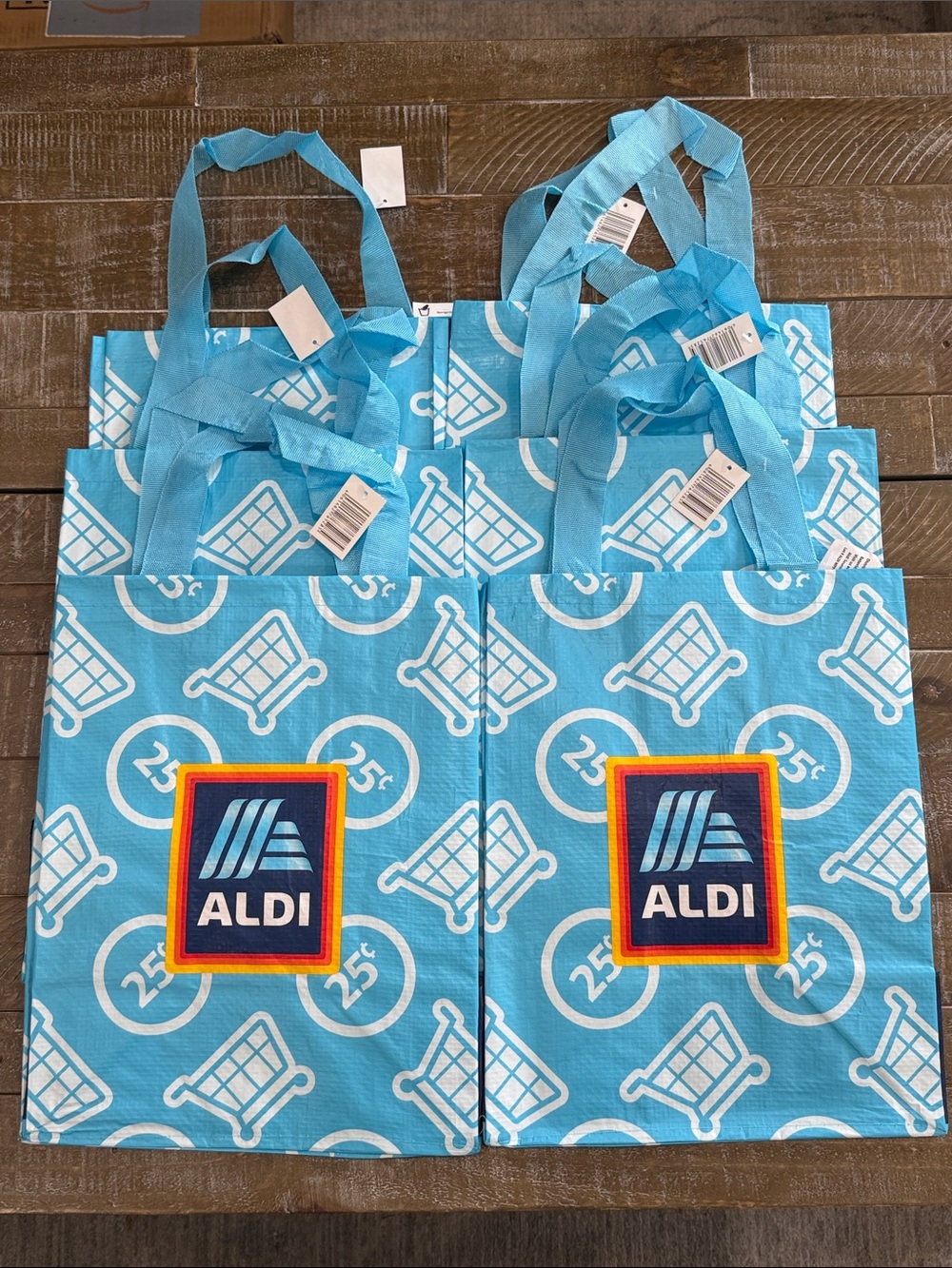 ALDI  Reusable Tote Bag - set of 6